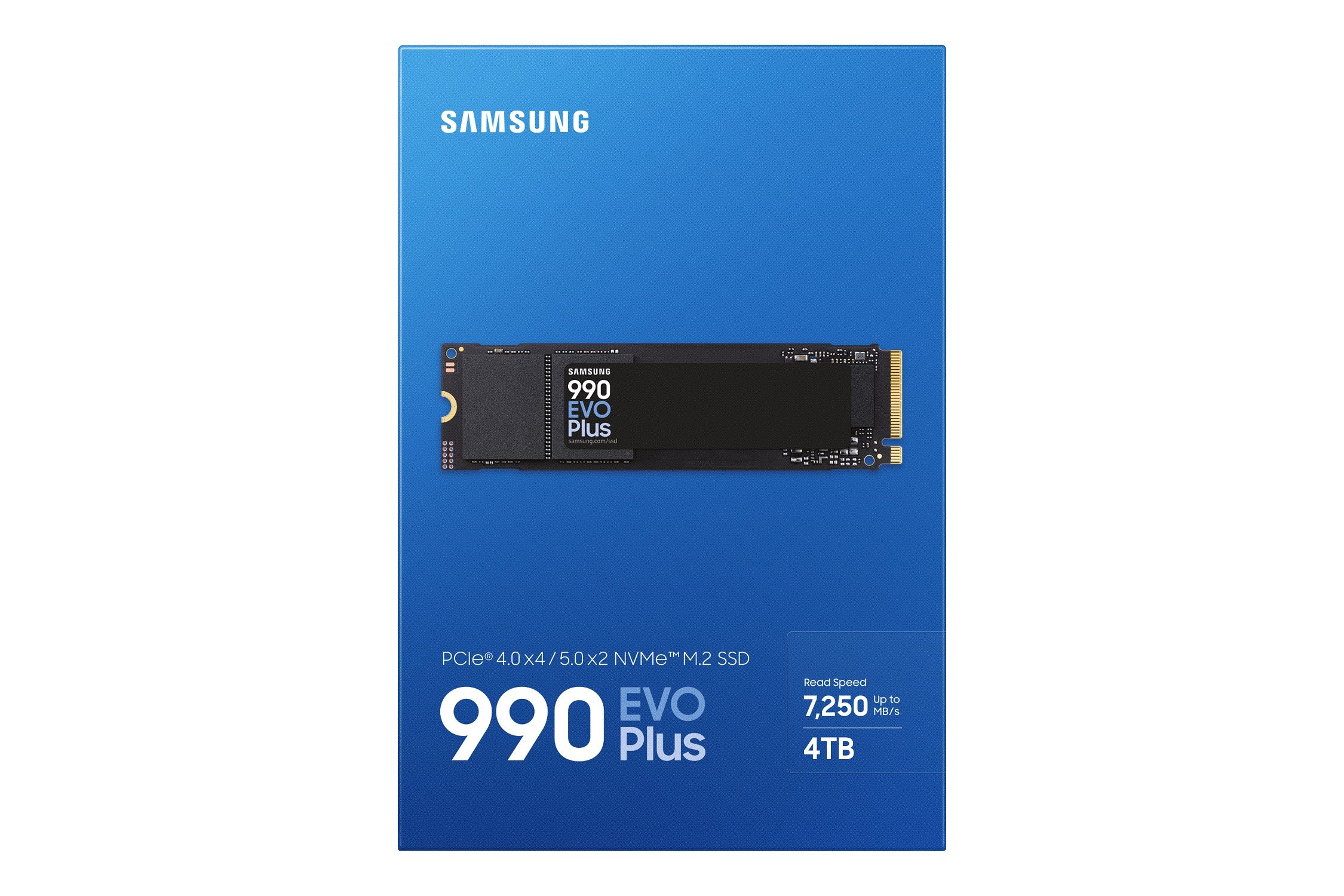 SAMSUNG 990 EVO Plus PCIe 4.0 x4 / 5.0 x2 NVMe M.2 SSD 4TB