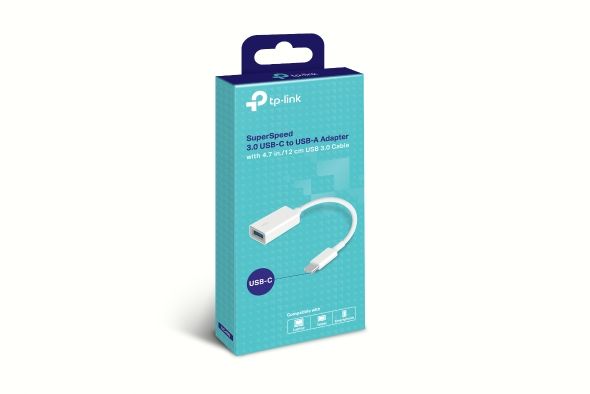 TP-LINK Átalakító USB-C to USB-A 3.0 Adapter, UC400