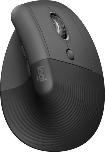 LOGITECH Egér - LIFT Vertical Ergonomic Bluetooth Optikai, Grafitszürke OEM