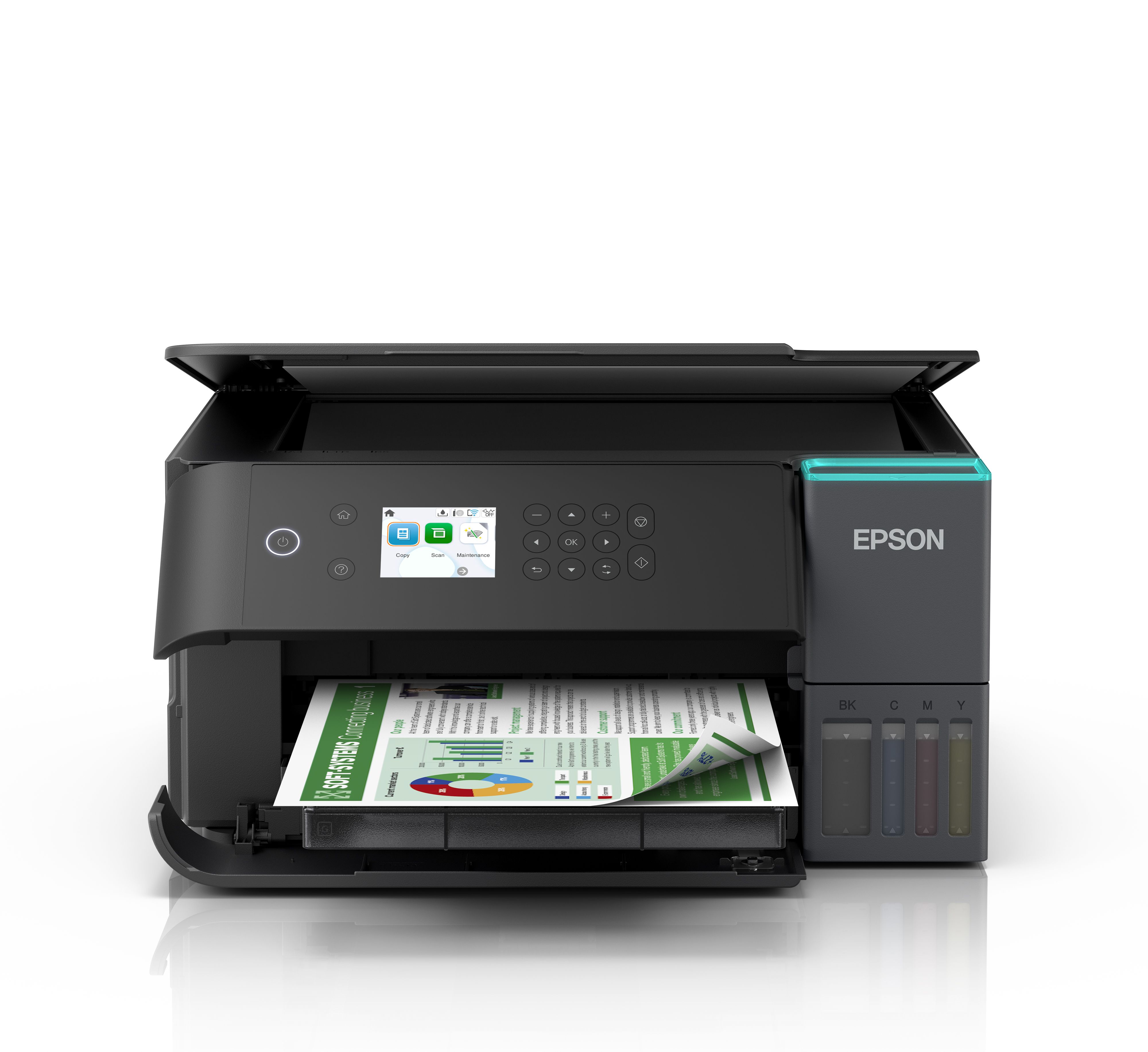 EPSON Tintasugaras nyomtató - WorkForce Pro EM-C8100RDWF (A3, MFP, 4800x1200 DPI, 35 lap/perc, duplex, ADF, USB/Wifi)