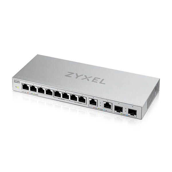 ZYXEL Switch 8x1000Mbps + 2x2500Mbps + 2xSFP+ Nem Menedzselhető, XGS1010-12-ZZ0102F