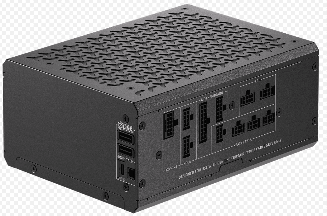 CORSAIR Tápegység Moduláris, iCUE LINK HXi SHIFT Series HX1200i SHIFT, 1200W, Cybenetics Platinum