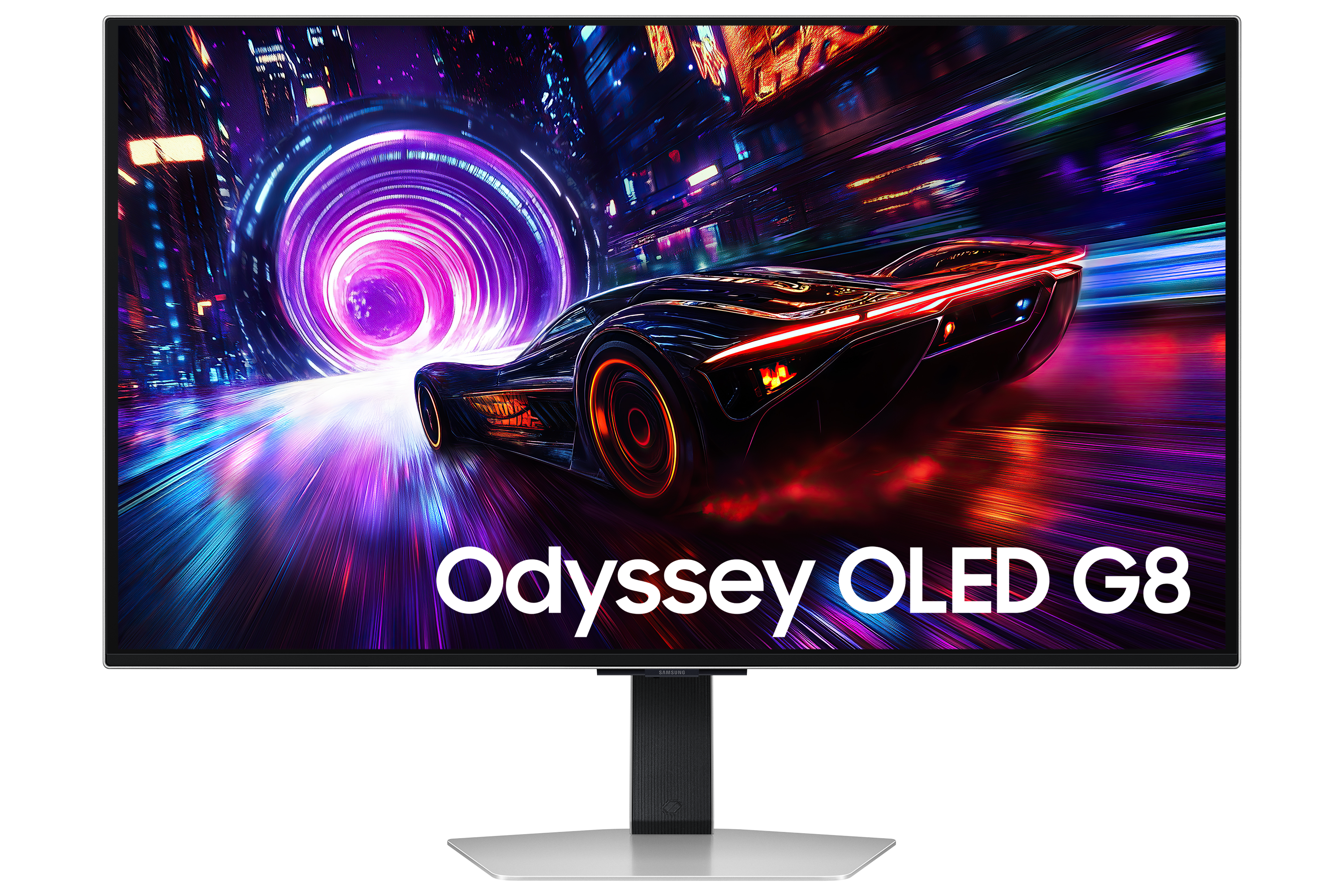 SAMSUNG Gaming 240Hz OLED monitor 32" G8, 3840x2160, 16:9, 260cd/m2, 0.03ms, HDMI/DisplayPort/USB,Pivot