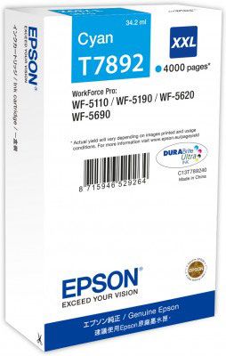 EPSON Tintapatron Ink Cartridge XXL Cyan