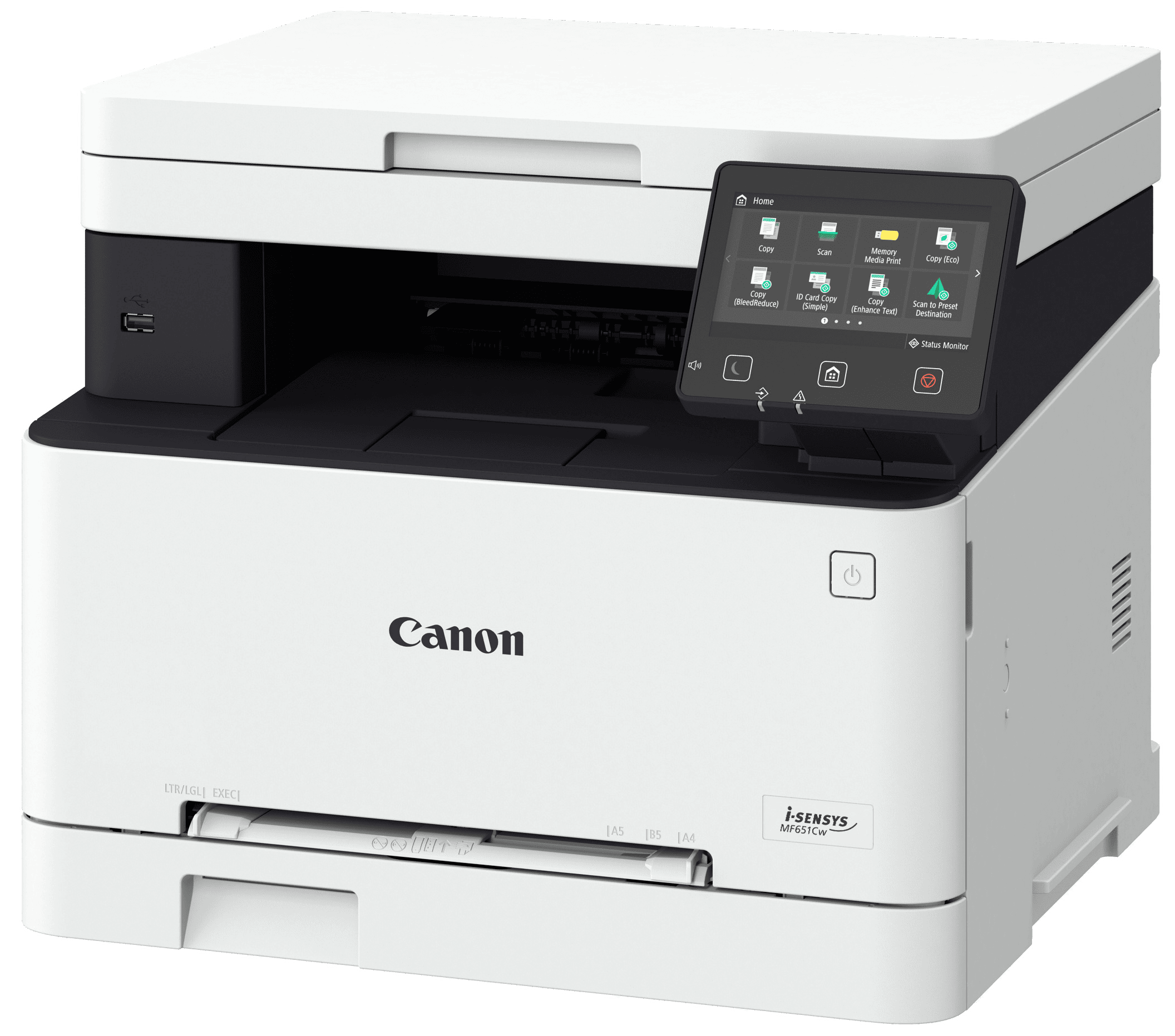 CANON Lézer MFP 3in1 i-SENSYS MF651Cw, színes, A4, 18 l/p, 1200x1200dpi, USB/LAN/WiFi, 1GB