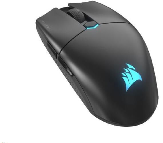 CORSAIR Vezetékes/Vezeték Nélküli Egér Gaming, KATAR ELITE, 6 programozható gomb, RGB Világítás, 26000dpi, fekete