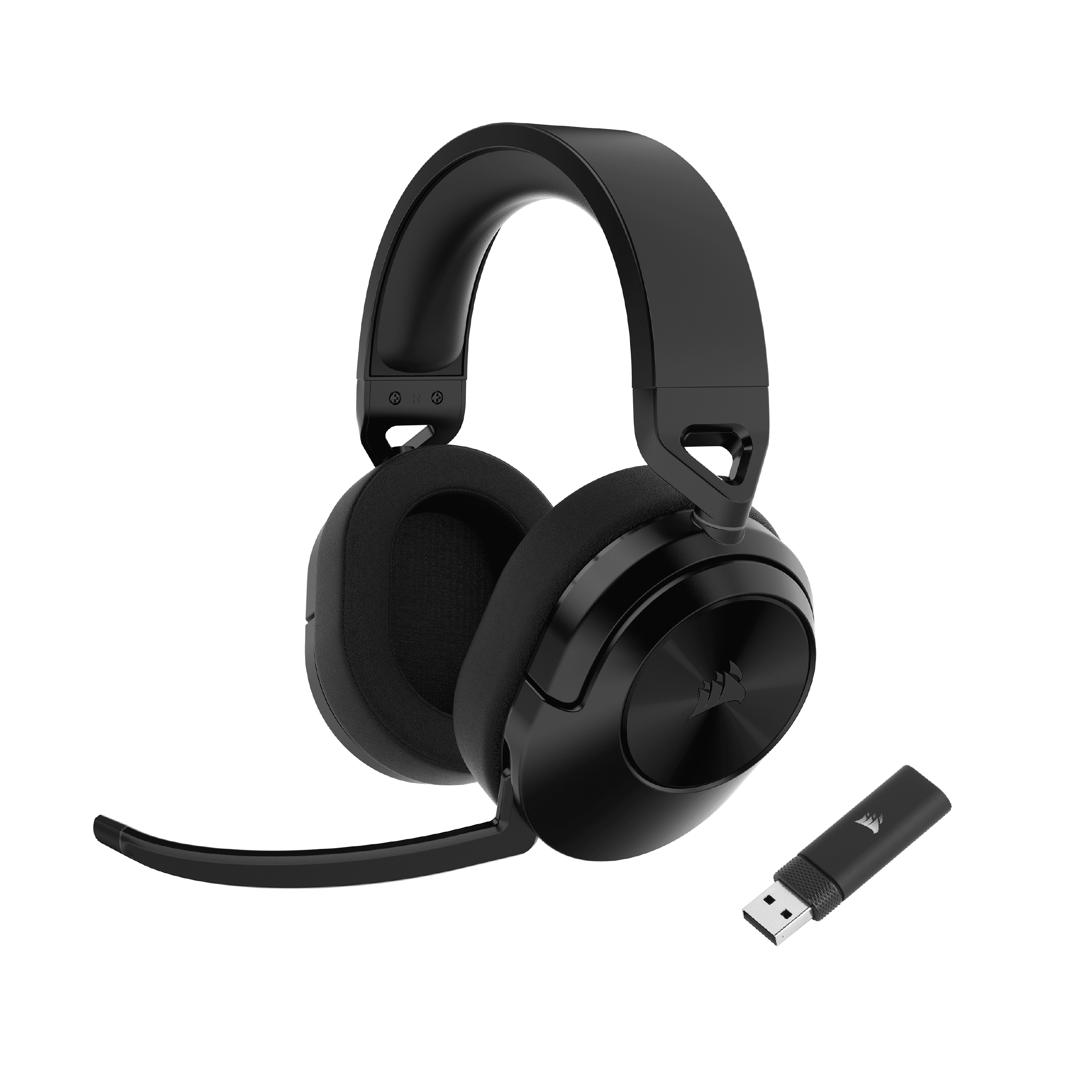 CORSAIR Vezeték Nélküli Headset, HS55 WIRELESS Gaming, 7.1 Hangzás, fekete
