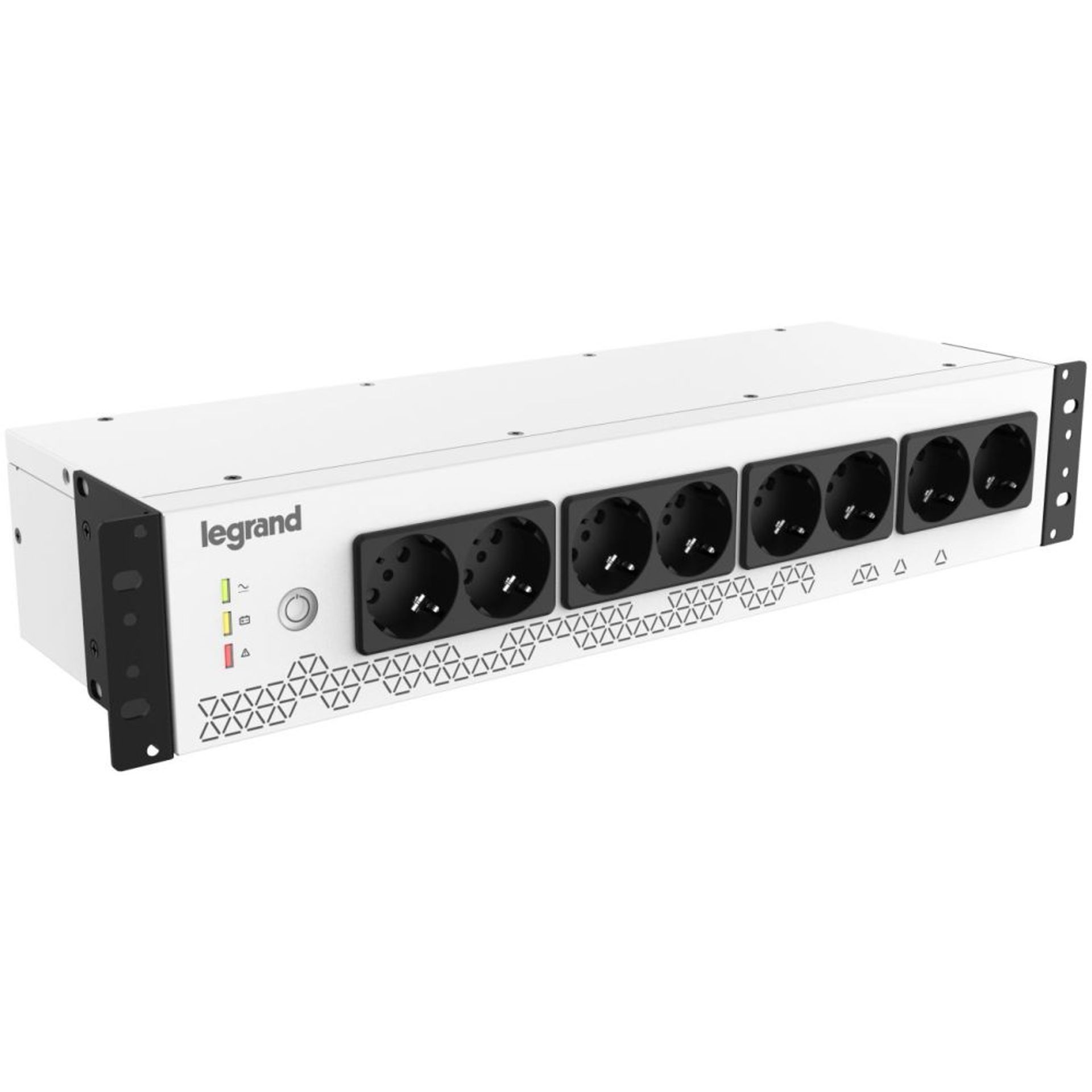 LEGRAND 19" szünetmentes elosztósor KEOR PDU 800 VA 480 W BEM: C14 aljzat + C13-SCH kábel KIM: 8xSchuko USB-B kommunikác