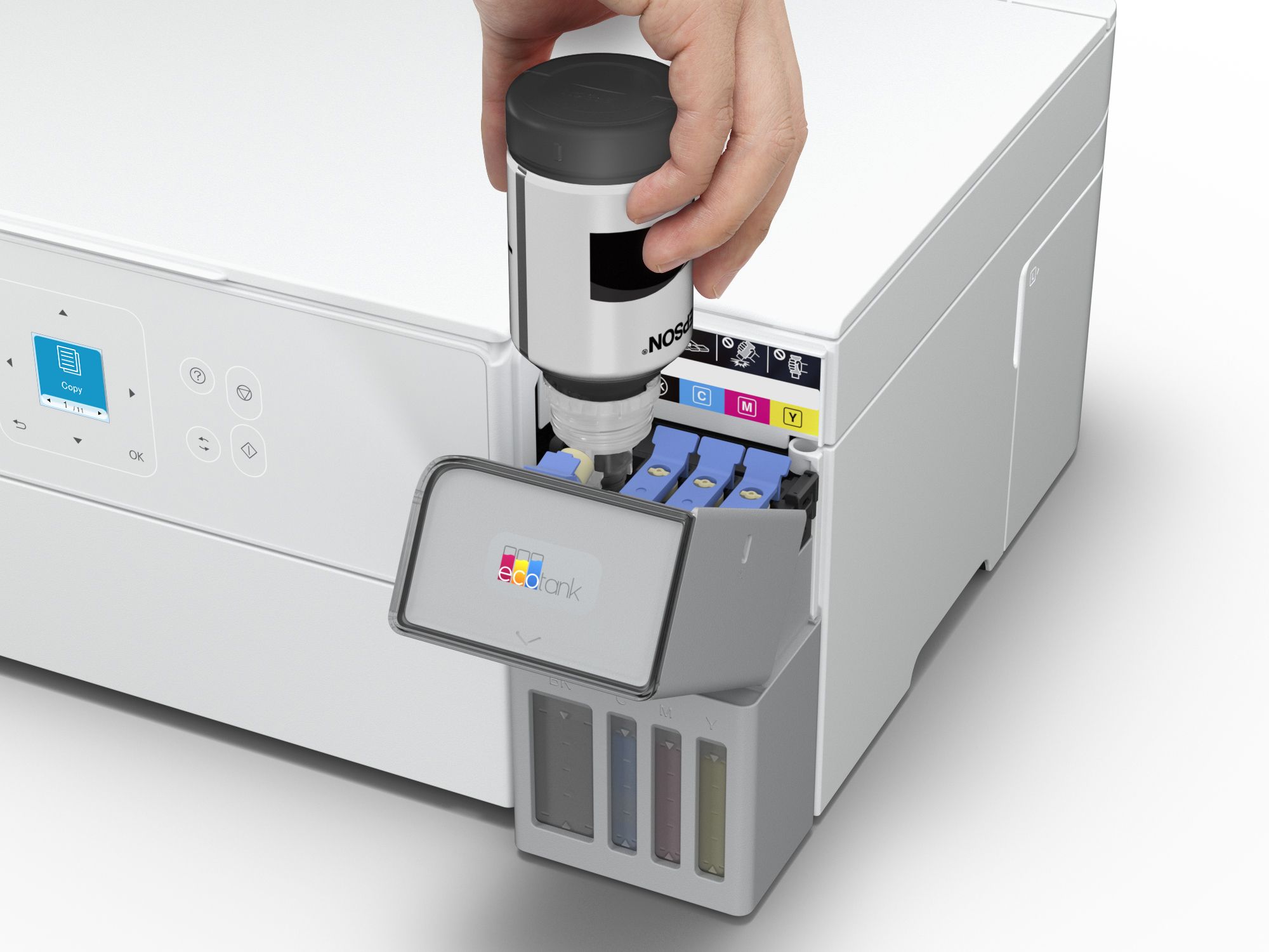 EPSON Tintasugaras nyomtató - EcoTank L4366 (A4, MFP, színes, 5760x1440 DPI, 33 lap/perc, duplex, USB/Wifi/Wifi Direct)