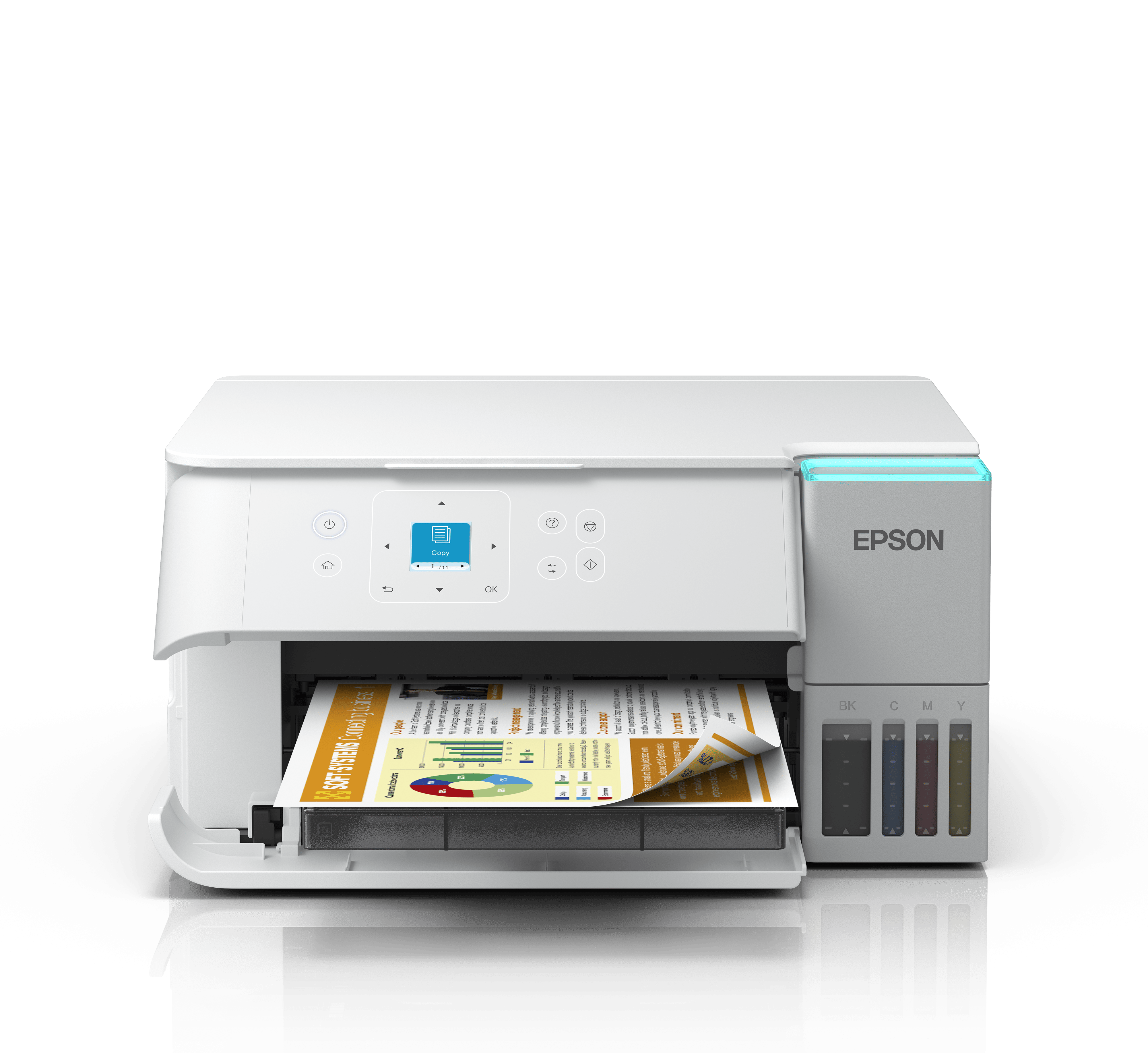 EPSON Tintasugaras nyomtató - EcoTank L4366 (A4, MFP, színes, 5760x1440 DPI, 33 lap/perc, duplex, USB/Wifi/Wifi Direct)