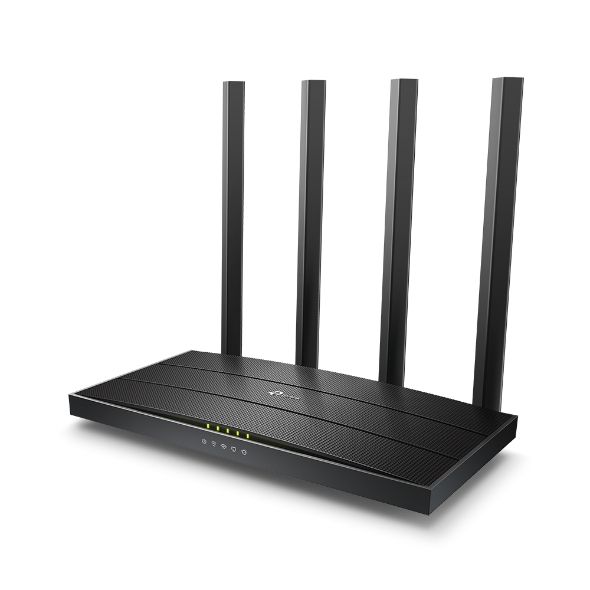 TP-LINK Wireless Router Dual Band AC1900 1xWAN(1000Mbps) + 4xLAN(1000Mbps), Archer C80