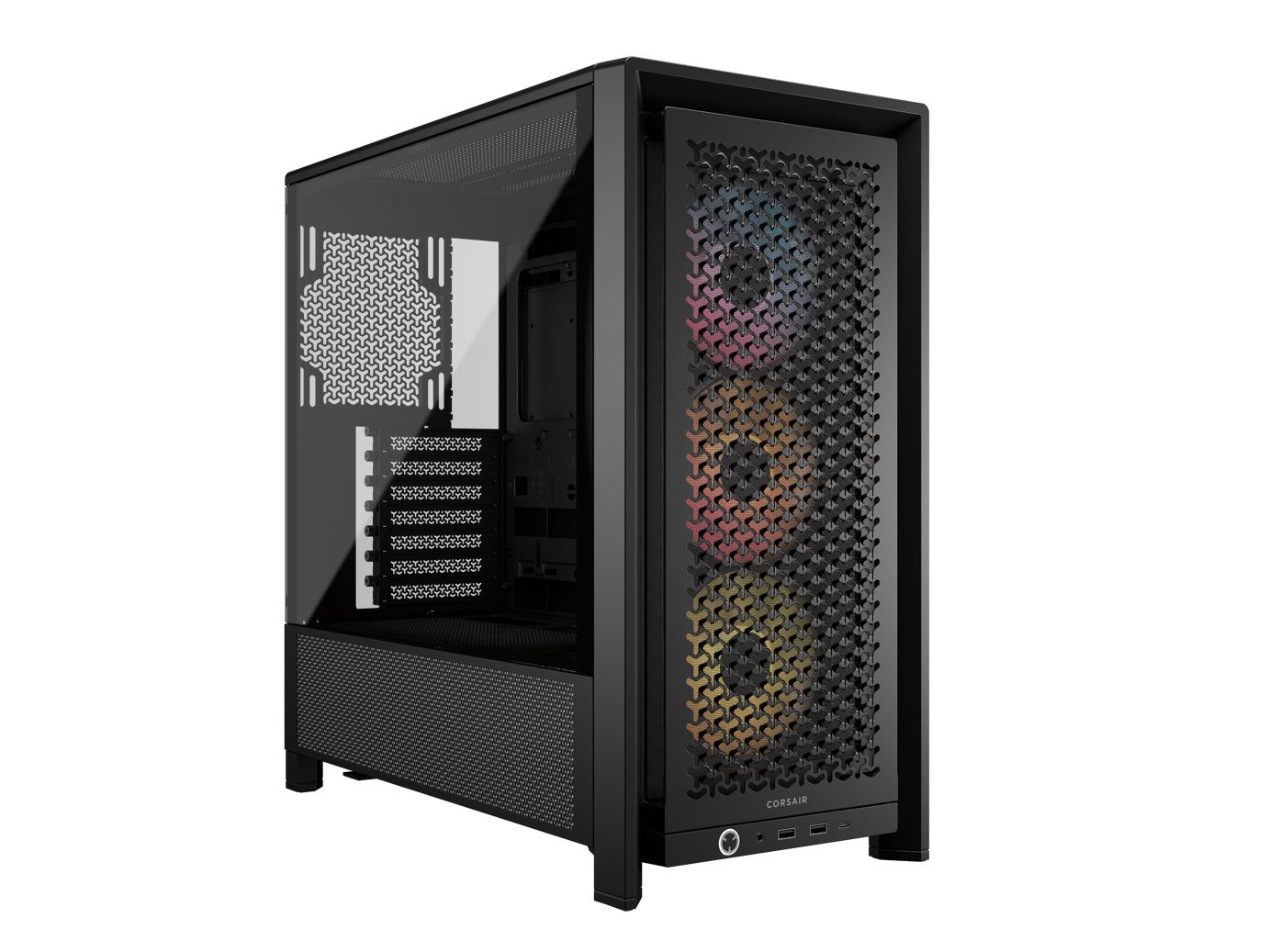 CORSAIR Ház Mini-ITX 2000D RGB AIRFLOW, SFX Tápegység nélkül, fekete
