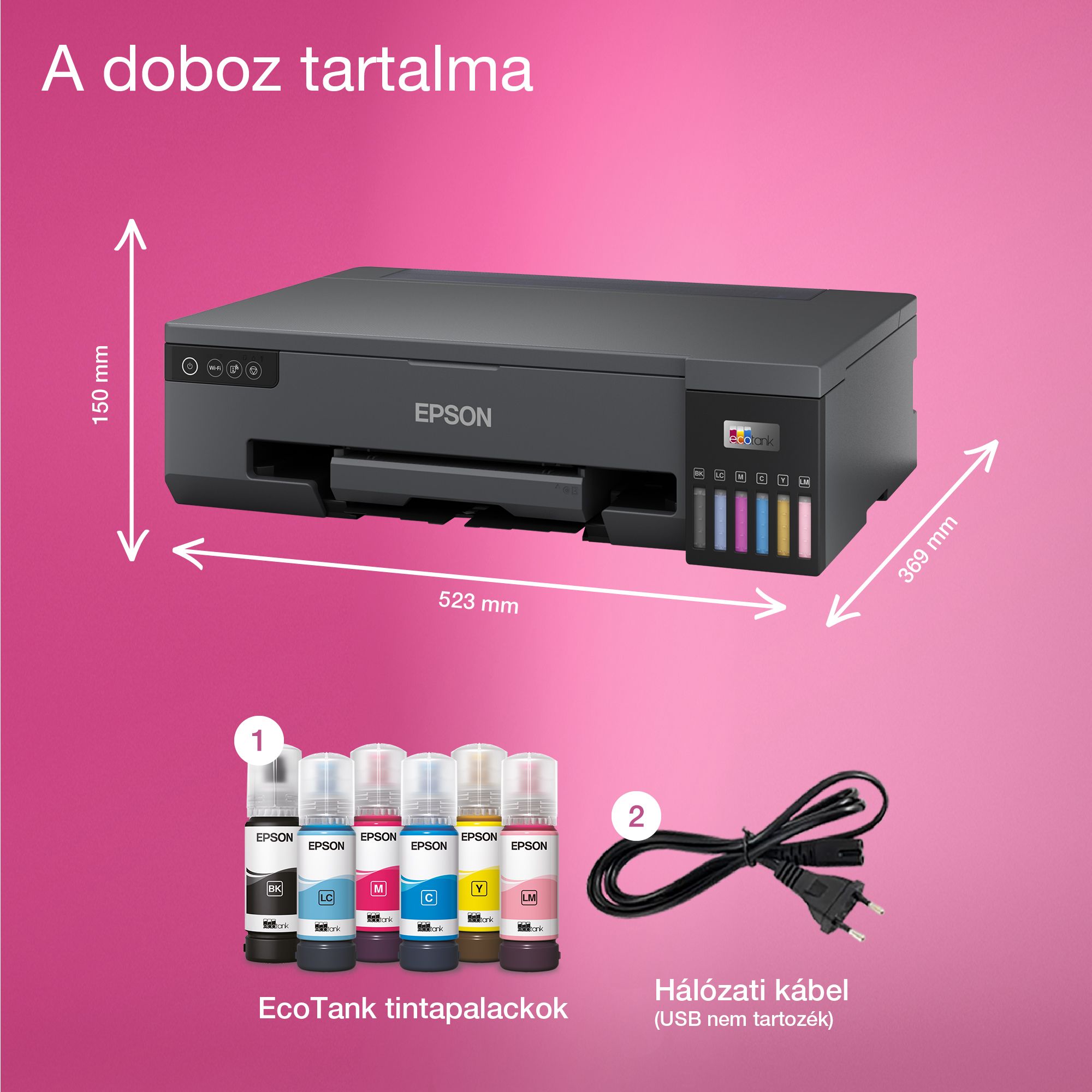 EPSON Tintasugaras nyomtató - WorkForce WF-M5899DWF (A4, MFP, 1200x2400 DPI, 34 lap/perc, duplex, ADF, USB/LAN/Wifi)