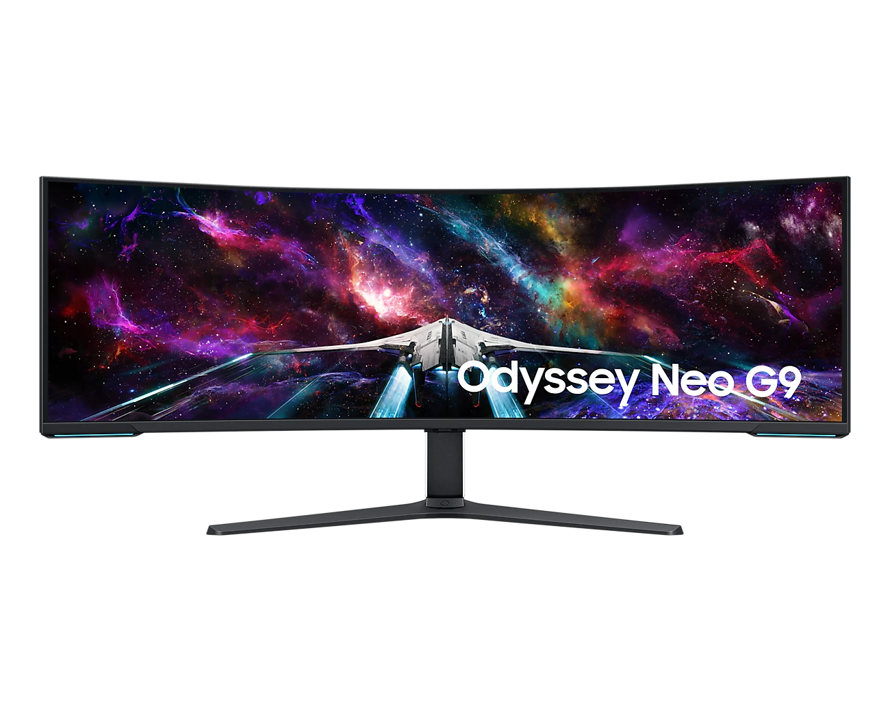 SAMSUNG Ívelt Gaming 240Hz VA monitor 57" G95NC, 7680x2160, 32:9, 420cd/m2, 1ms, 3xHDMI/DP/2xUSB