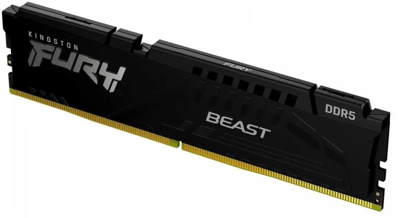 KINGSTON FURY Memória DDR5 16GB 5600MT/s CL40 DIMM (Kit of 2) Beast RGB XMP