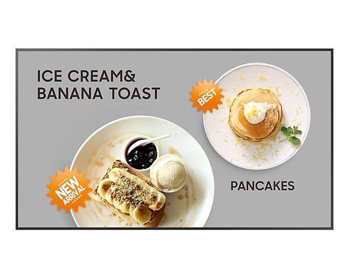 SAMSUNG 32" Smart Signage UHD 4K kijelző QMC