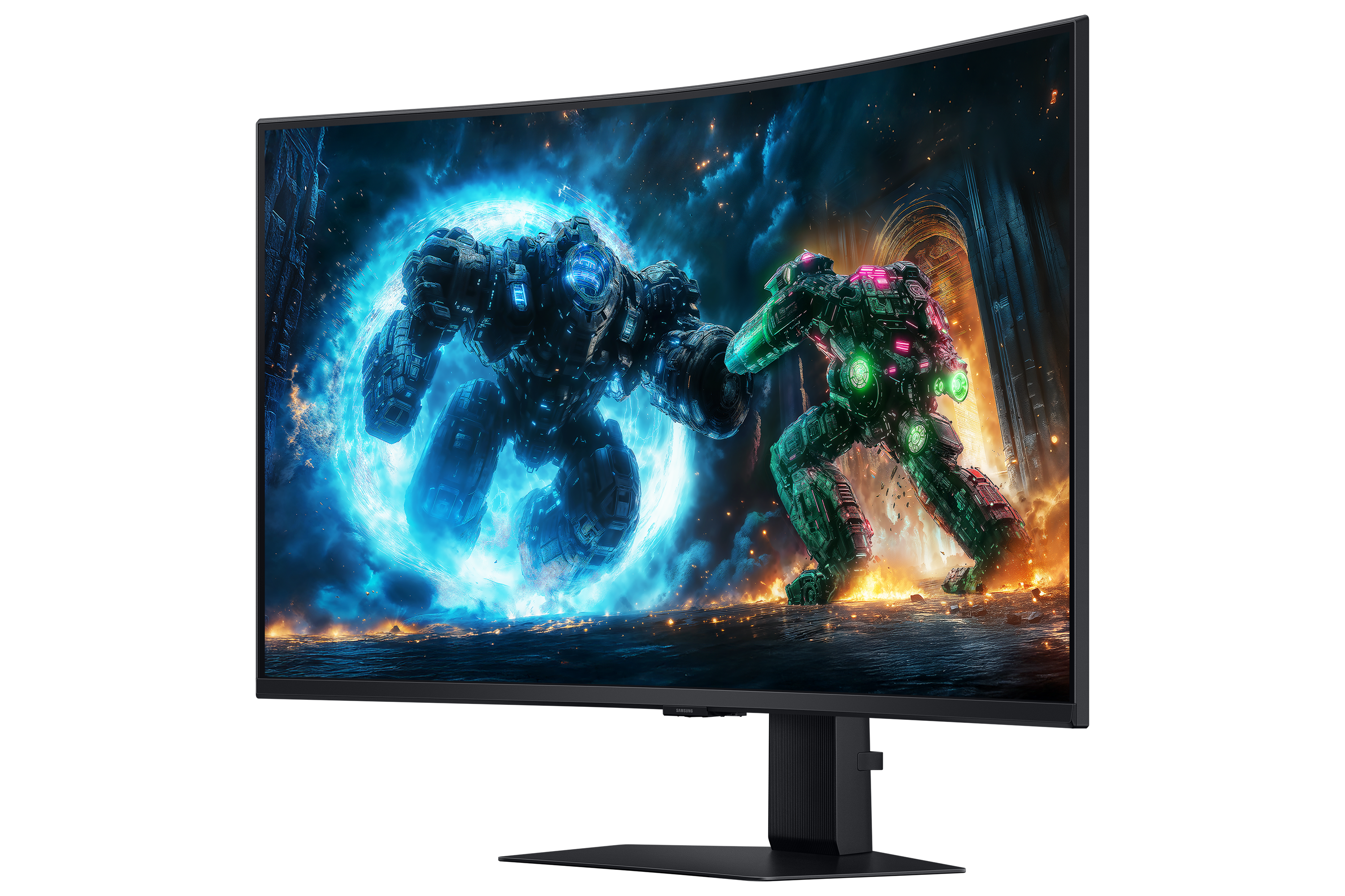 SAMSUNG Ívelt Gaming 165Hz VA monitor 37" 4K (3840 x 2160), 350 cd/m2, 1ms, 16:9, DisplayPort, HDMI