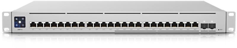 UBiQUiTi Switch 12x1000Mbps(POE+) + 12x2500Mbps(POE+) + 2x10000Mbps SFP+, Menedzselhető, Rackes - USW-ENTERPRISE-24-POE