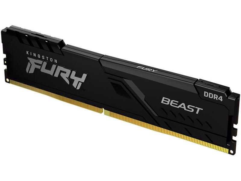 KINGSTON FURY Memória DDR4 8GB 3600MT/s CL17 DIMM Beast Black