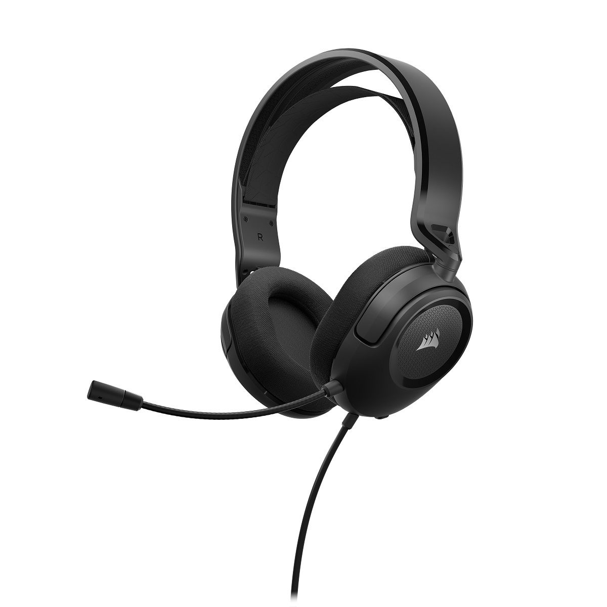 CORSAIR Vezetékes Headset, HS35 v2 Gaming, Multiplatform, carbon