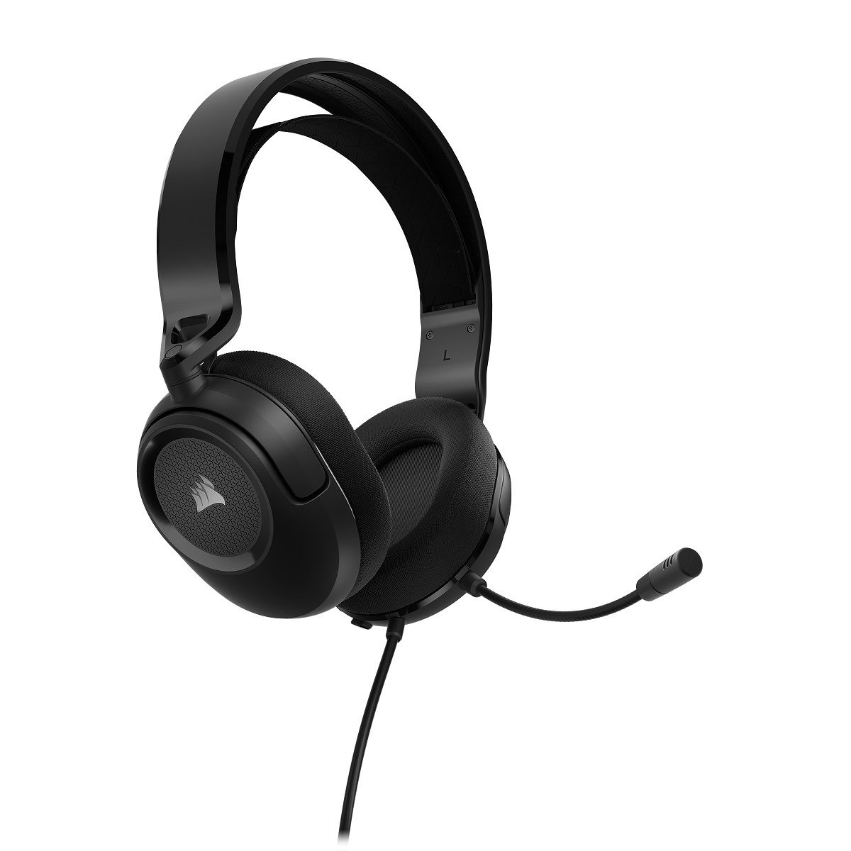 CORSAIR Vezetékes Headset, HS35 v2 Gaming, Multiplatform, carbon