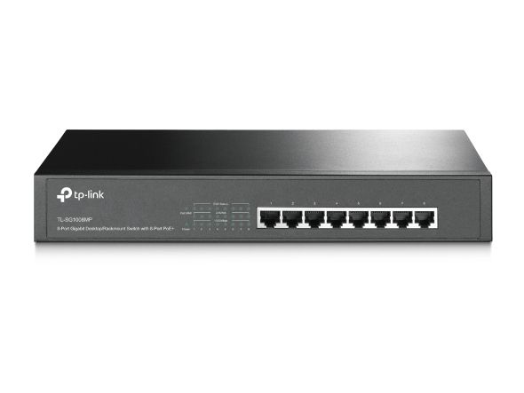 TP-LINK Switch 8x1000Mbps (8xPOE+), TL-SG1008MP