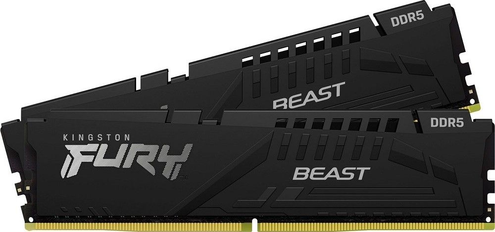 KINGSTON FURY Memória DDR5 32GB 5200MT/s CL40 DIMM (Kit of 2) Beast Black XMP