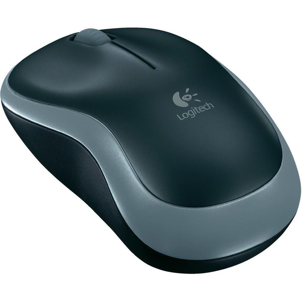 LOGITECH Egér - M185 Vezeték Nélküli Optikai Nano, Szürke