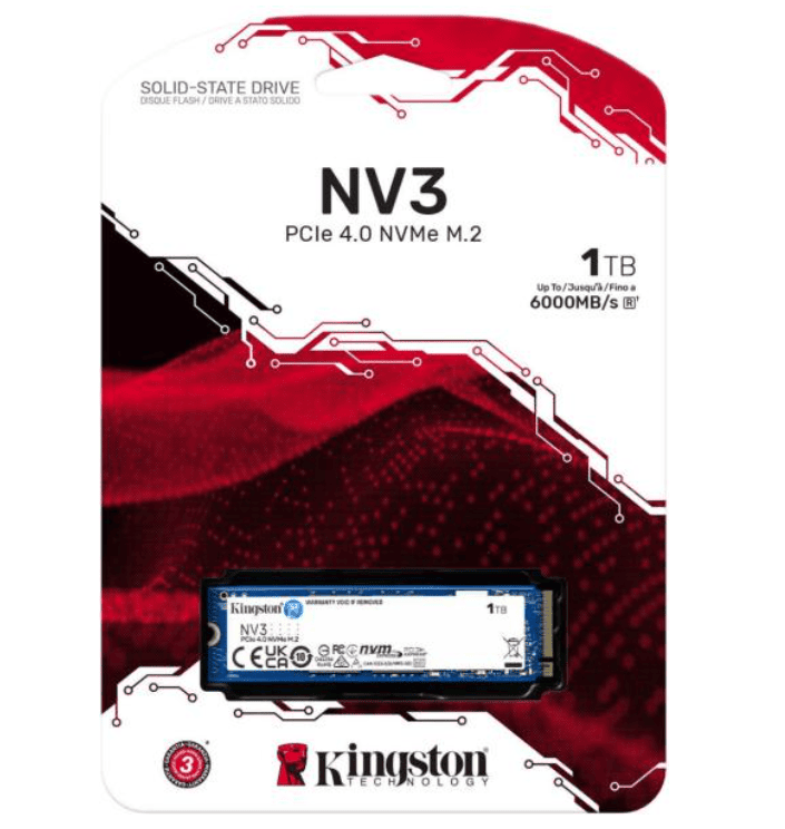 KINGSTON SSD M.2 2280 PCIe 4.0 NVMe 1000GB NV3