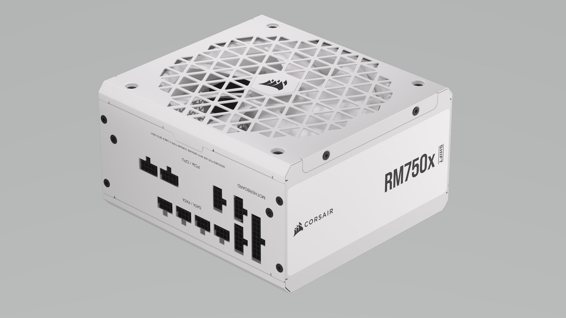 CORSAIR Tápegység Moduláris, RM750x Shift White, 750W, 14cm, 80+ Gold