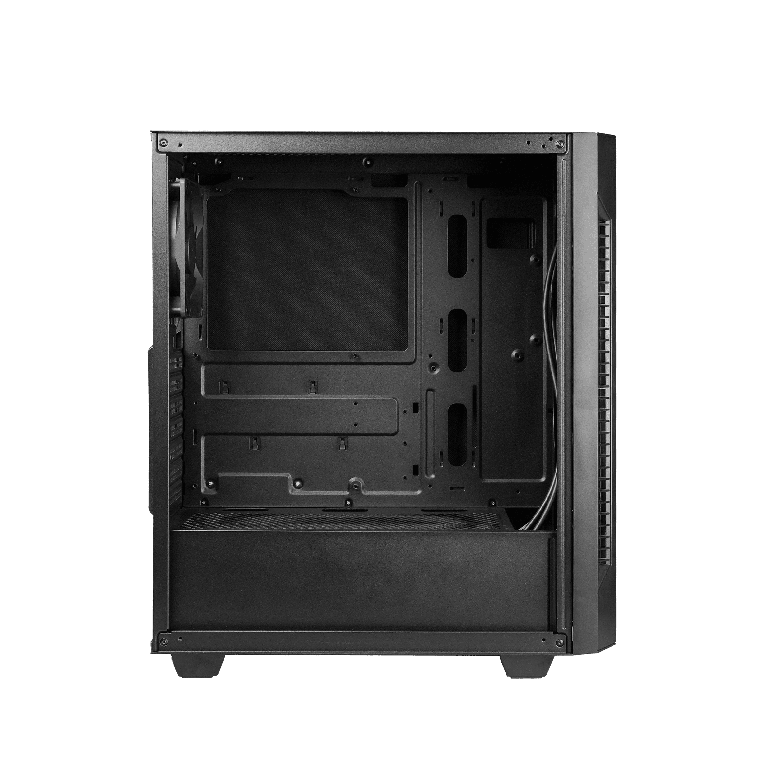 CHIEFTEC Ház Elox, ATX, Tápegység nélkül, Fekete