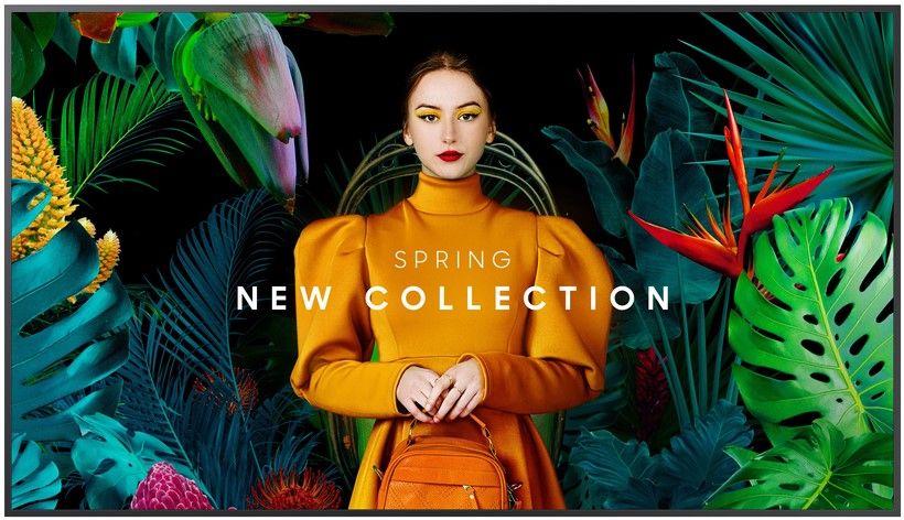 SAMSUNG 50" QBC Crystal UHD 4K Signage kijelző