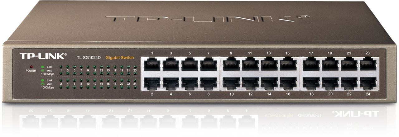 TP-LINK Switch 24x1000Mbps, TL-SG1024D