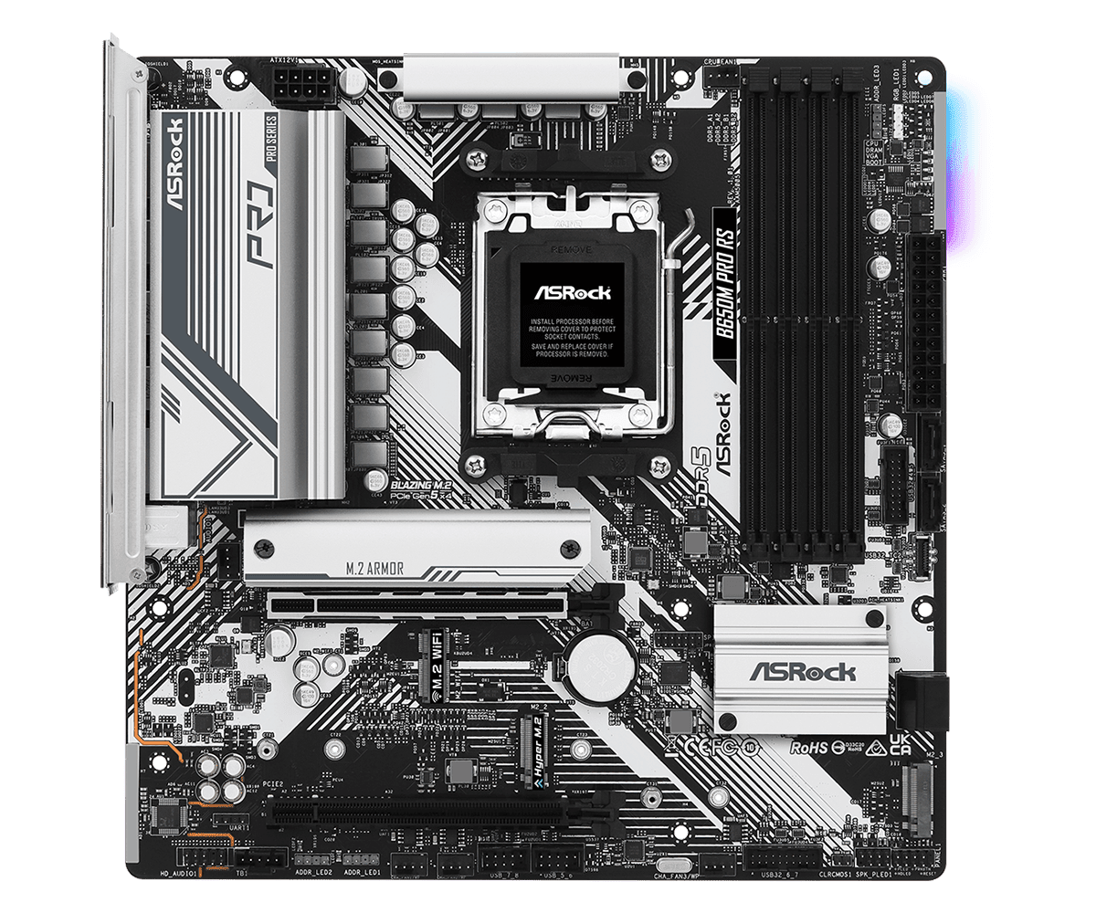 ASROCK Alaplap AM5 B650M PRO RS AMD B650, mATX
