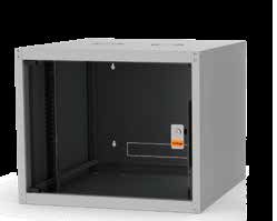 LEGRAND fali rack szekrény, 19`` 12U SZÉL: 600 MÉLY: 450 MAG: 626 szürke egyrészes, üvegajtós készre szerelt MAX: 65 kg