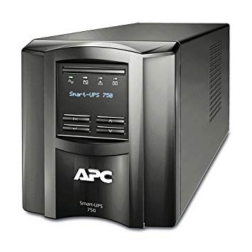 APC szünetmentes, Smart-UPS SMT750IC (6 IEC13) 750VA (500 W) LCD 230V, LINE-INTERAKTÍV torony - USB interfész