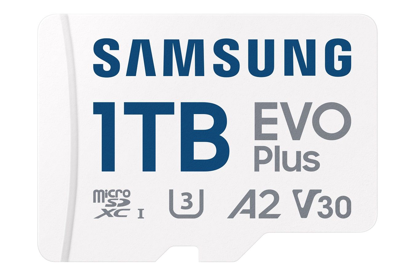 SAMSUNG Memóriakártya, EVO Plus microSDXC kártya, 1TB, UHS-1, U3, V30, A2, + SD Adapter, R160/W