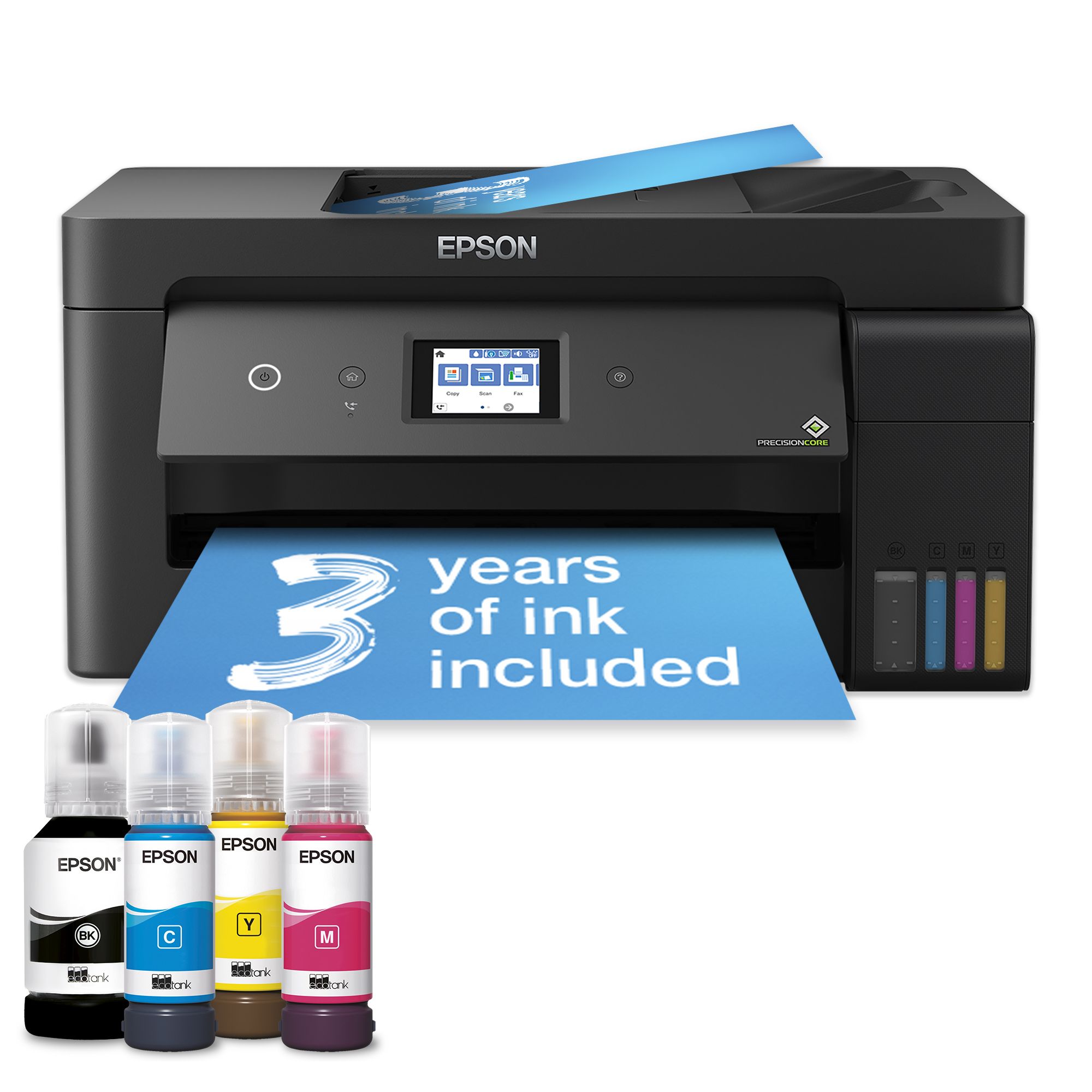 EPSON Tintasugaras nyomtató - EcoTank L14150 (A3+, MFP, színes, 4800x1200 DPI, 38 lap/perc, USB/LAN/Wifi)