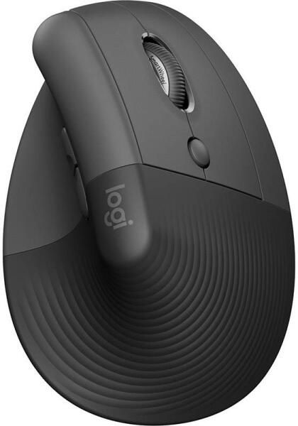 LOGITECH Egér - LIFT Vertical Ergonomic Bluetooth Optikai, Grafitszürke