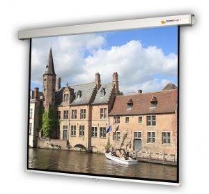 FUNSCREEN 106" (16:9) manuális fali vászon (Méret: 183x244 cm, Látható méret: 137x236 cm)