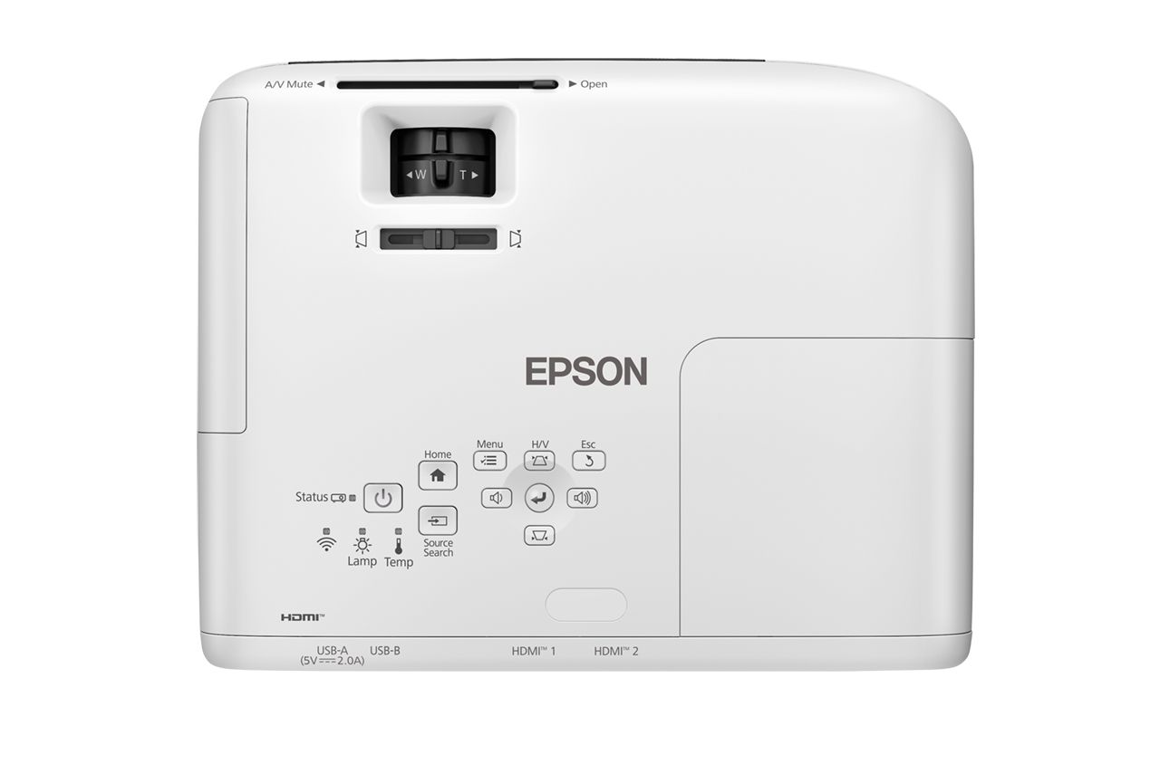 EPSON Projektor - EB-W55 (3LCD, 1280x800, 16:10 (WXGA), 4000 AL, 16 000:1, 2xHDMI/USB/WiFi)