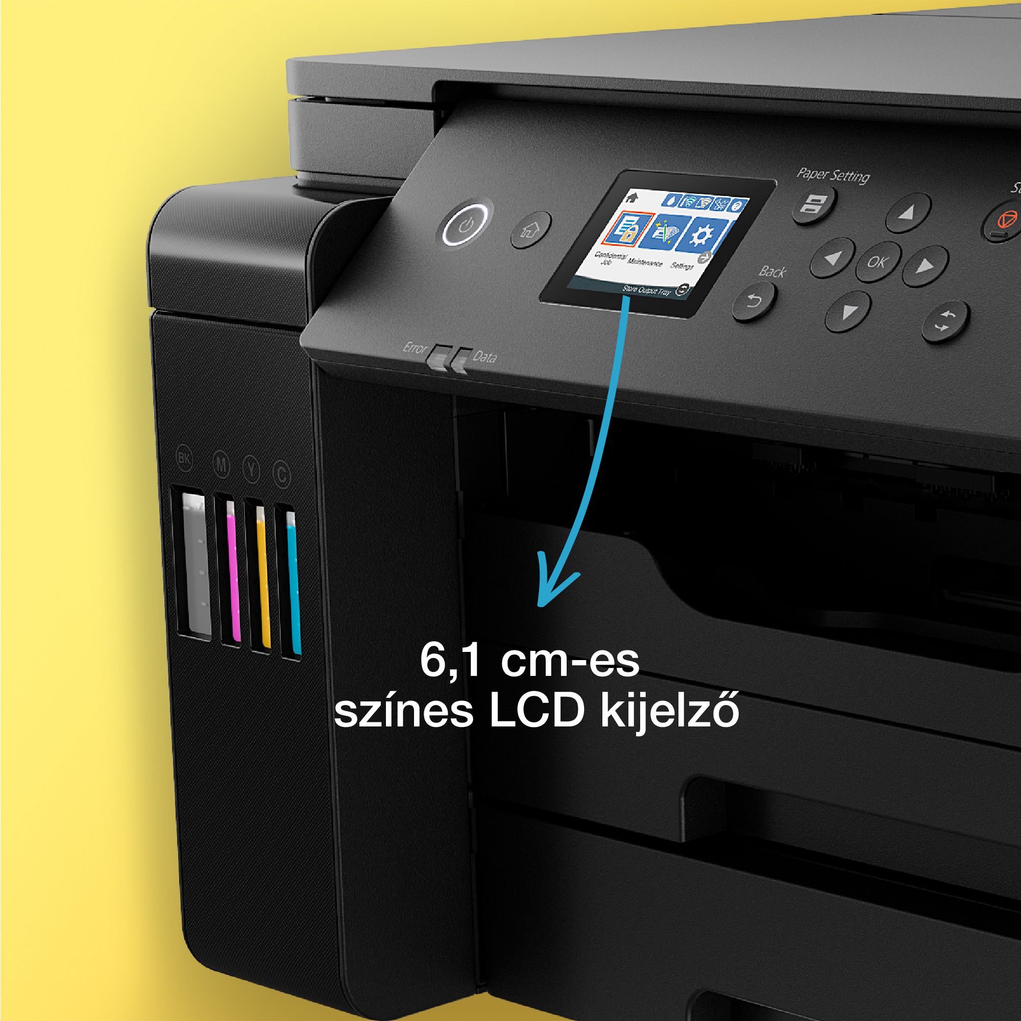 EPSON Tintasugaras nyomtató - EcoTank L11160 (A3+, színes, 4800x1200 DPI, 32 lap/perc, USB/LAN/Wifi)