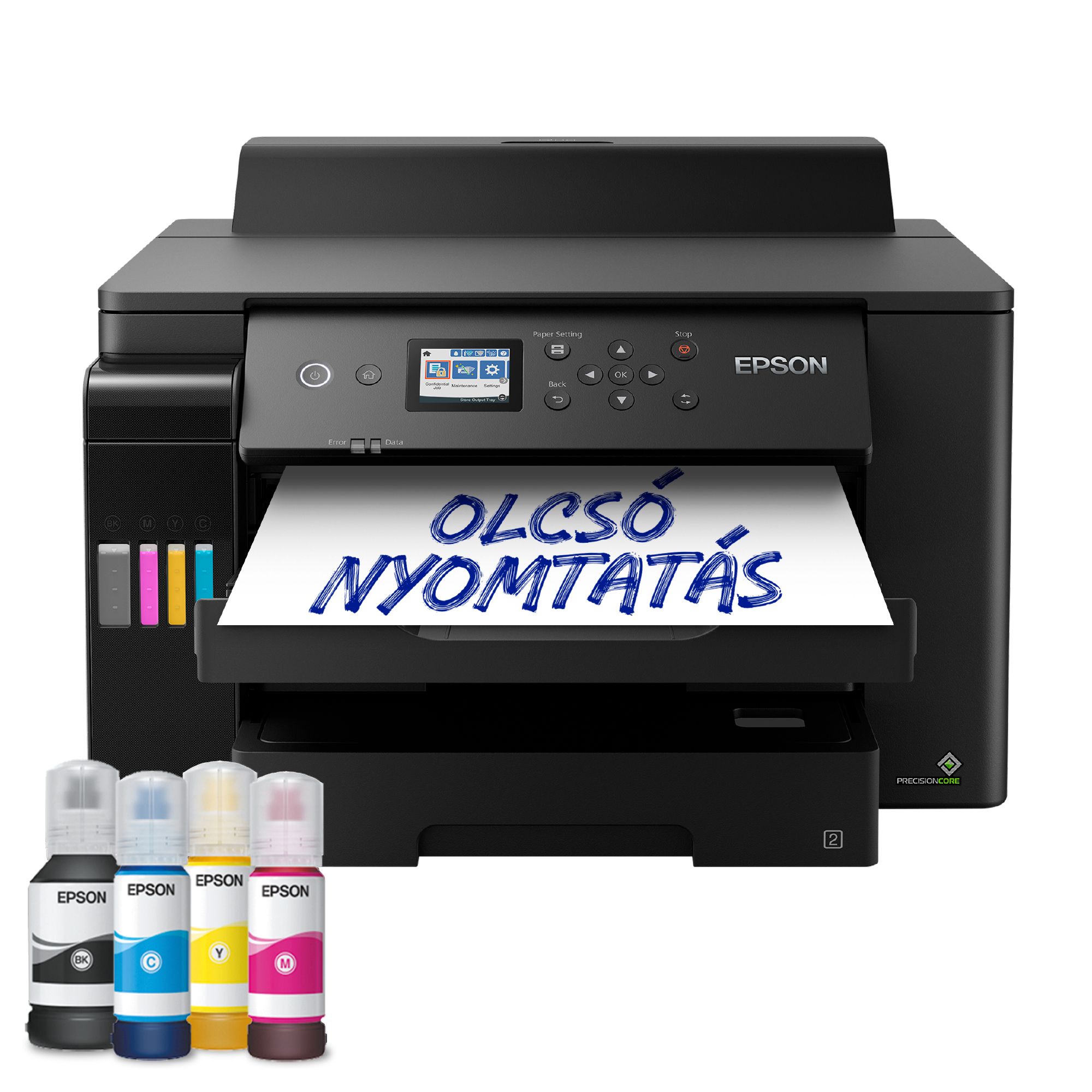EPSON Tintasugaras nyomtató - EcoTank L11160 (A3+, színes, 4800x1200 DPI, 32 lap/perc, USB/LAN/Wifi)