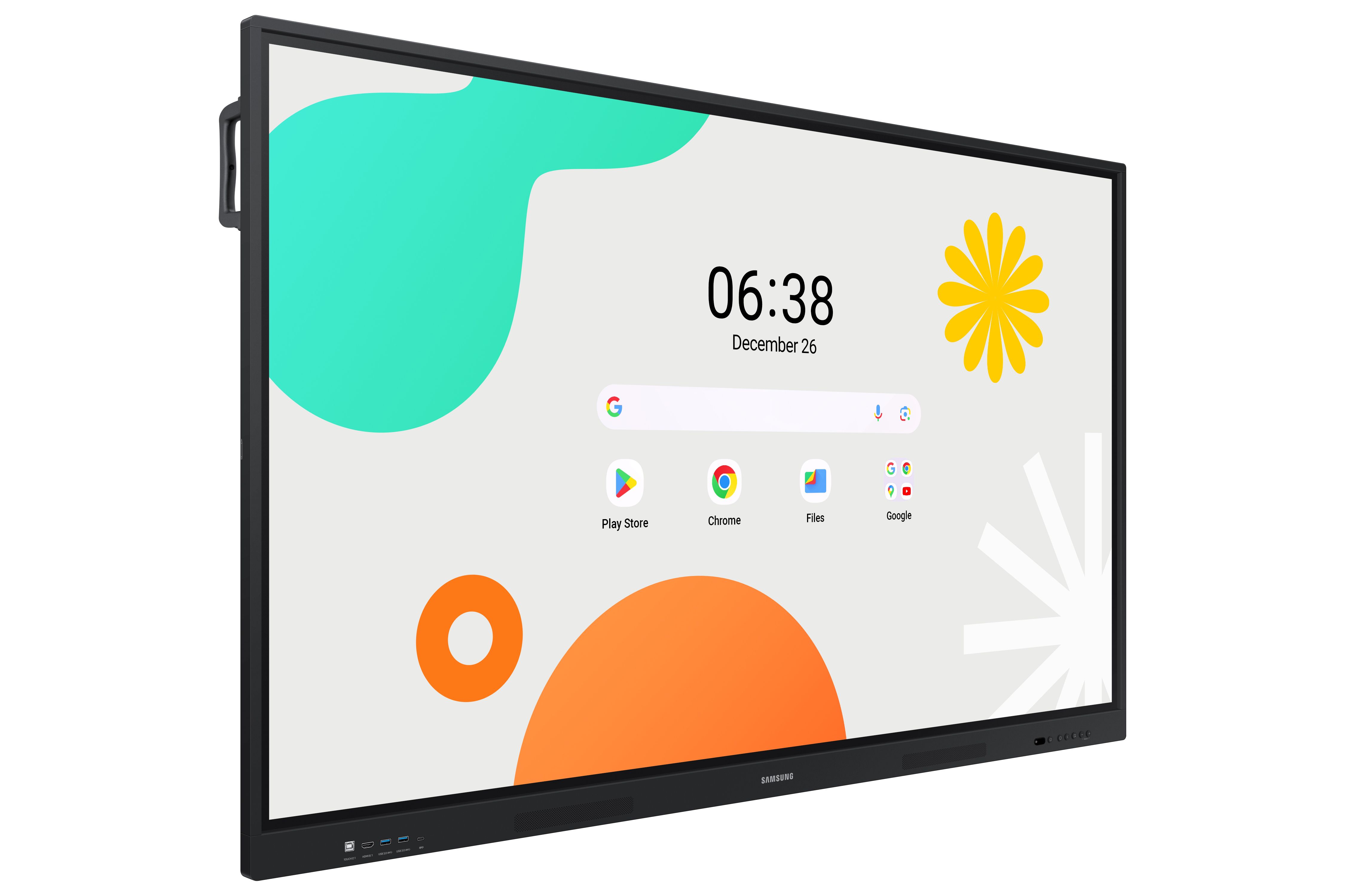 SAMSUNG 86" WAF Interaktív kijelző (3840 x 2160), 12/7, Android 14, IR Touch, HDMI Out, USB-C