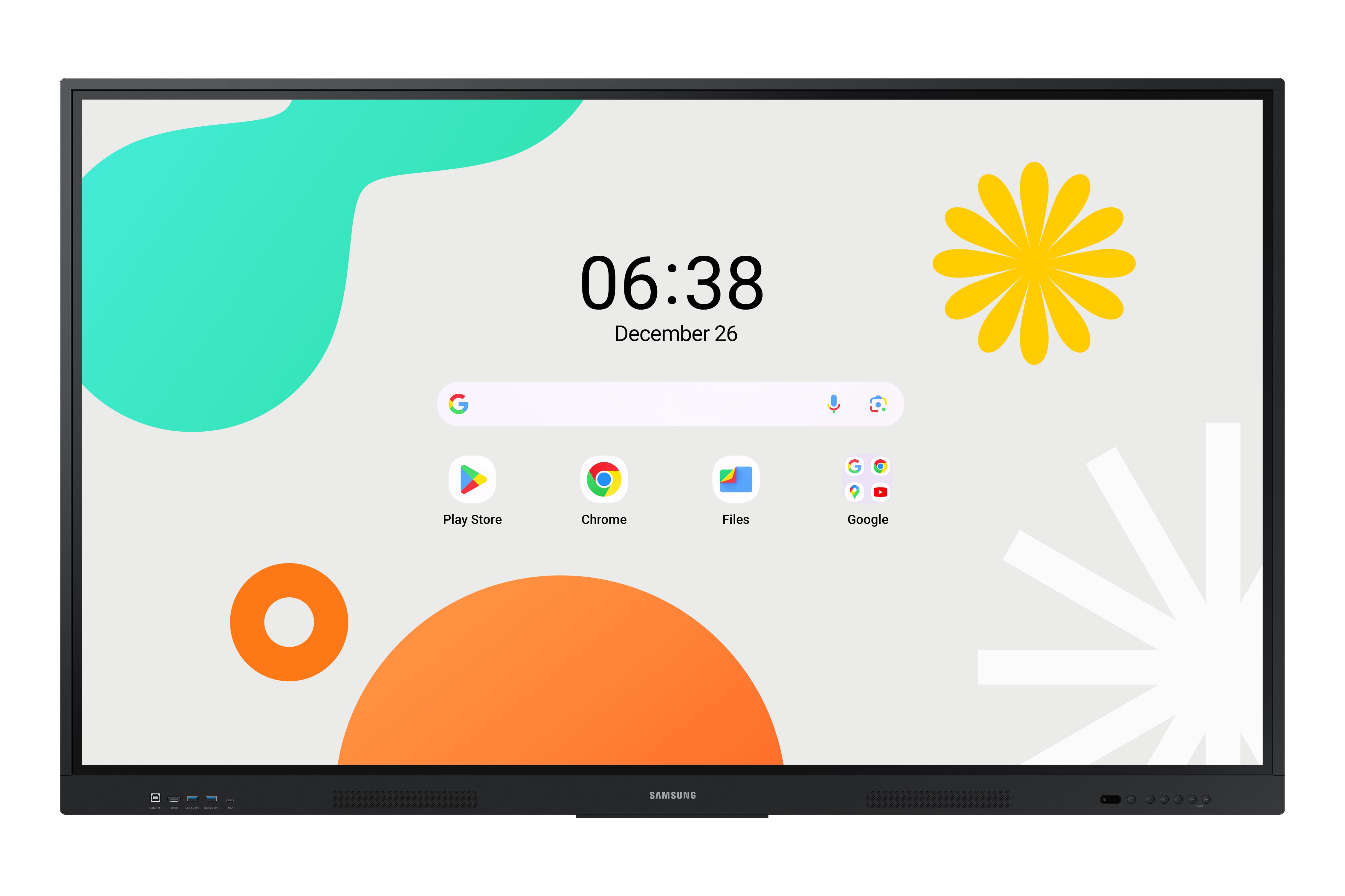 SAMSUNG 86" WAF Interaktív kijelző (3840 x 2160), 12/7, Android 14, IR Touch, HDMI Out, USB-C