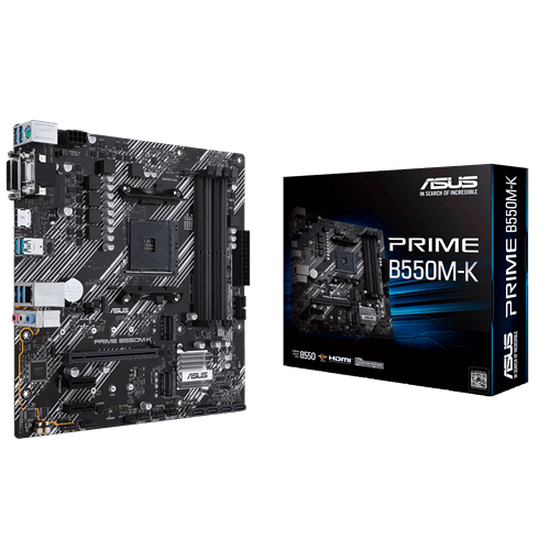 ASUS Alaplap AM4 PRIME B550M-K AMD B550, mATX
