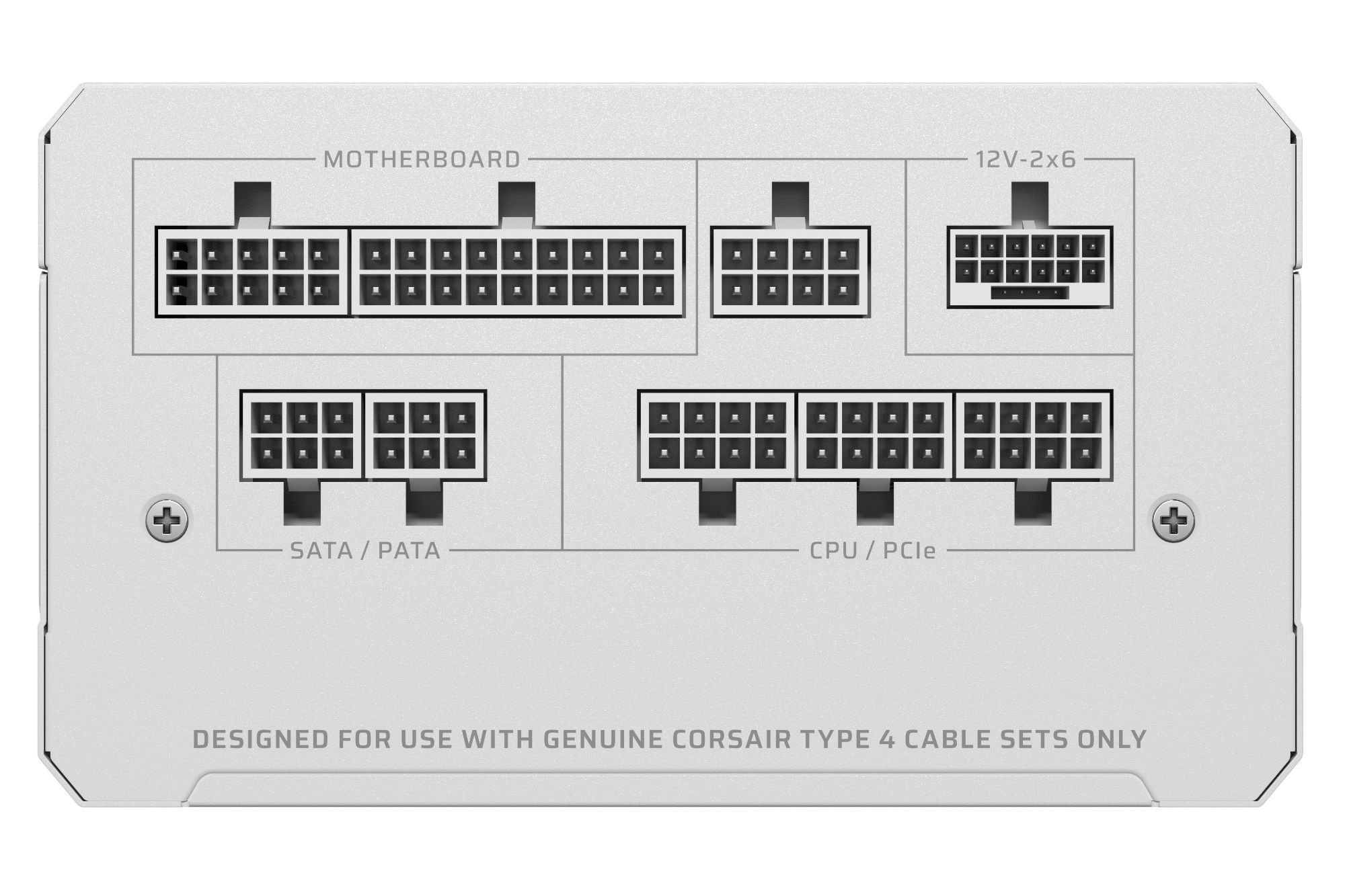 CORSAIR Tápegység Moduláris, RM1000e, 1000W, 12cm, ATX 3.1, PCIe 5.1, BOX, Cybenetics Gold, fehér