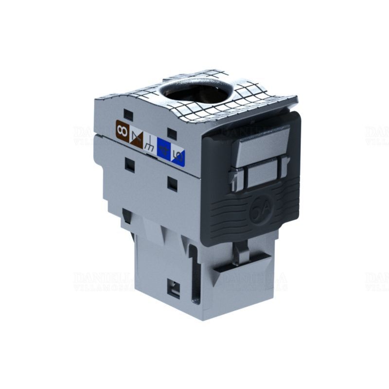 LEGRAND 24x RJ45 keystone port készlet Cat6 árnyékolatlan (UTP) szerszámmentes 250Mhz 1Gigabit LinkeoC