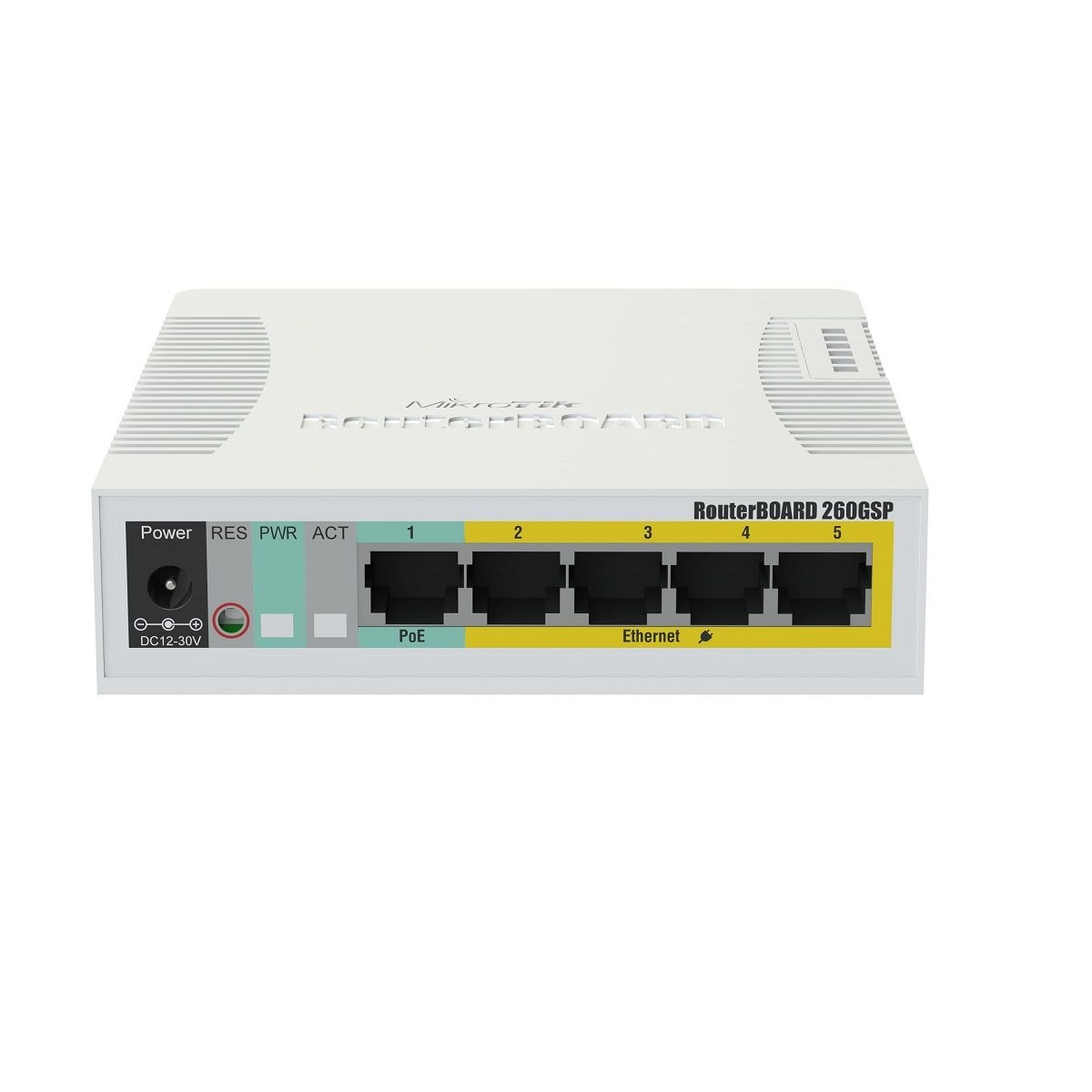 MIKROTIK Cloud Smart Switch 5x1000Mbps (POE Out) + 1x1000Mbps SFP, Menedzselhető, Asztali  - CSS106-1G-4P-1S