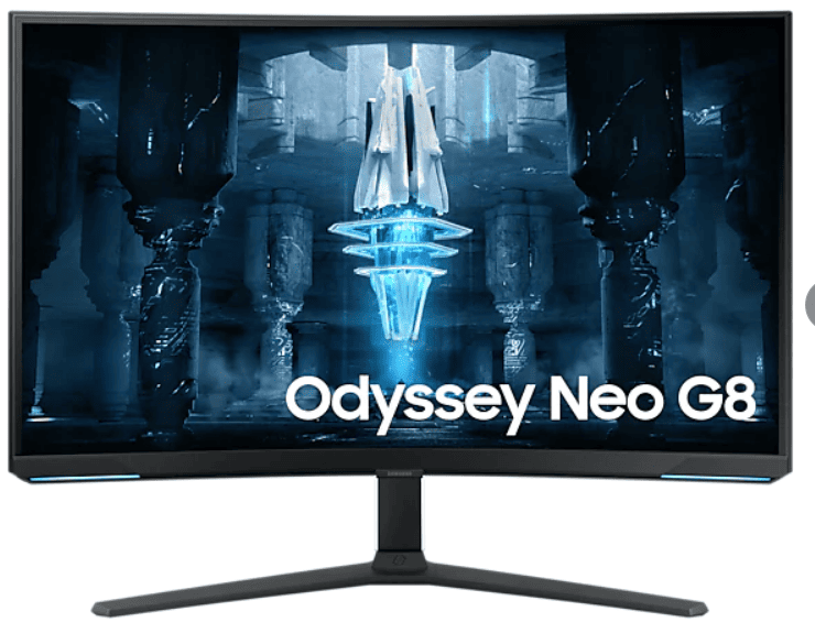 SAMSUNG Ívelt Gaming 240Hz VA monitor 32" G85NB, 3840x2160, 16:9, 350cd/m2, 1ms, 2xHDMI/DisplayPort/2xUSB, Pivot